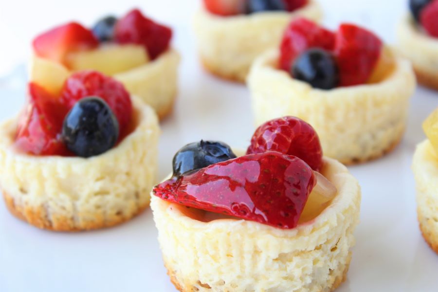 petite cheesecake tarts